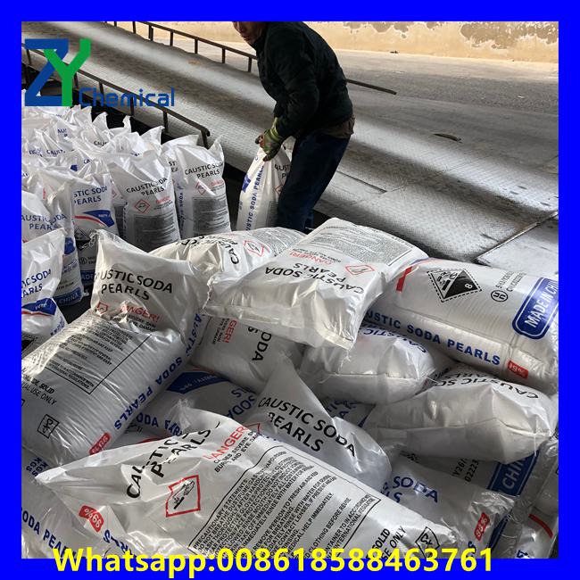 Sac de 25kg perle de soude caustique emballage étanche - Tianjin Zhongying