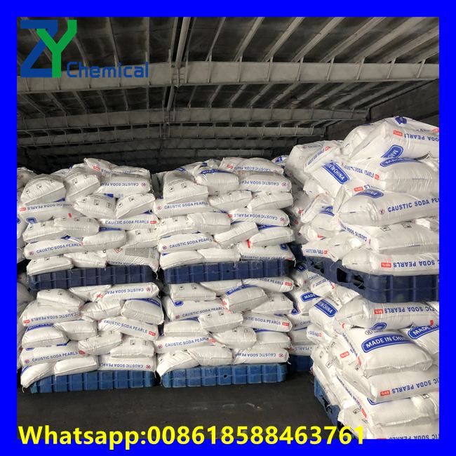 Grand entrepôt de perle de soude caustique - Tianjin Zhongying direct fabricant.