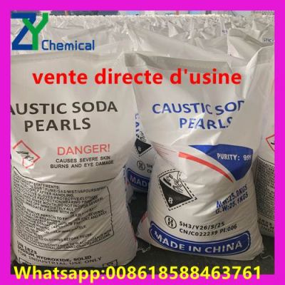 Perles de Soude Caustique NaOH – Approvisionnement Direct Usine avec Qualité Stable